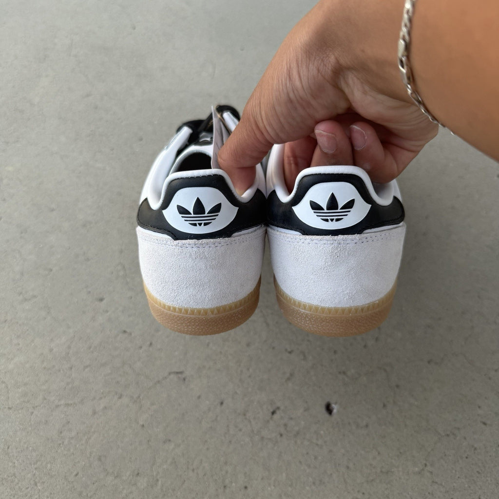 Size 13 - adidas Samba JP White Black Gum
