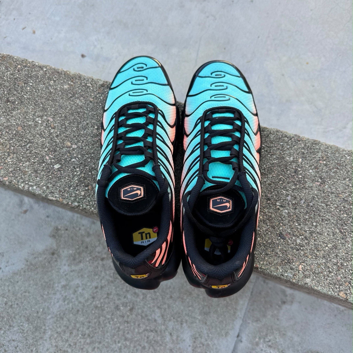 Size 11 - Nike Air Max Plus Aurora Green Orange Pulse