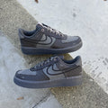 Size 9.5 - Nike Air Force 1 '07 Low Anthracite Iron Grey Violet Ore