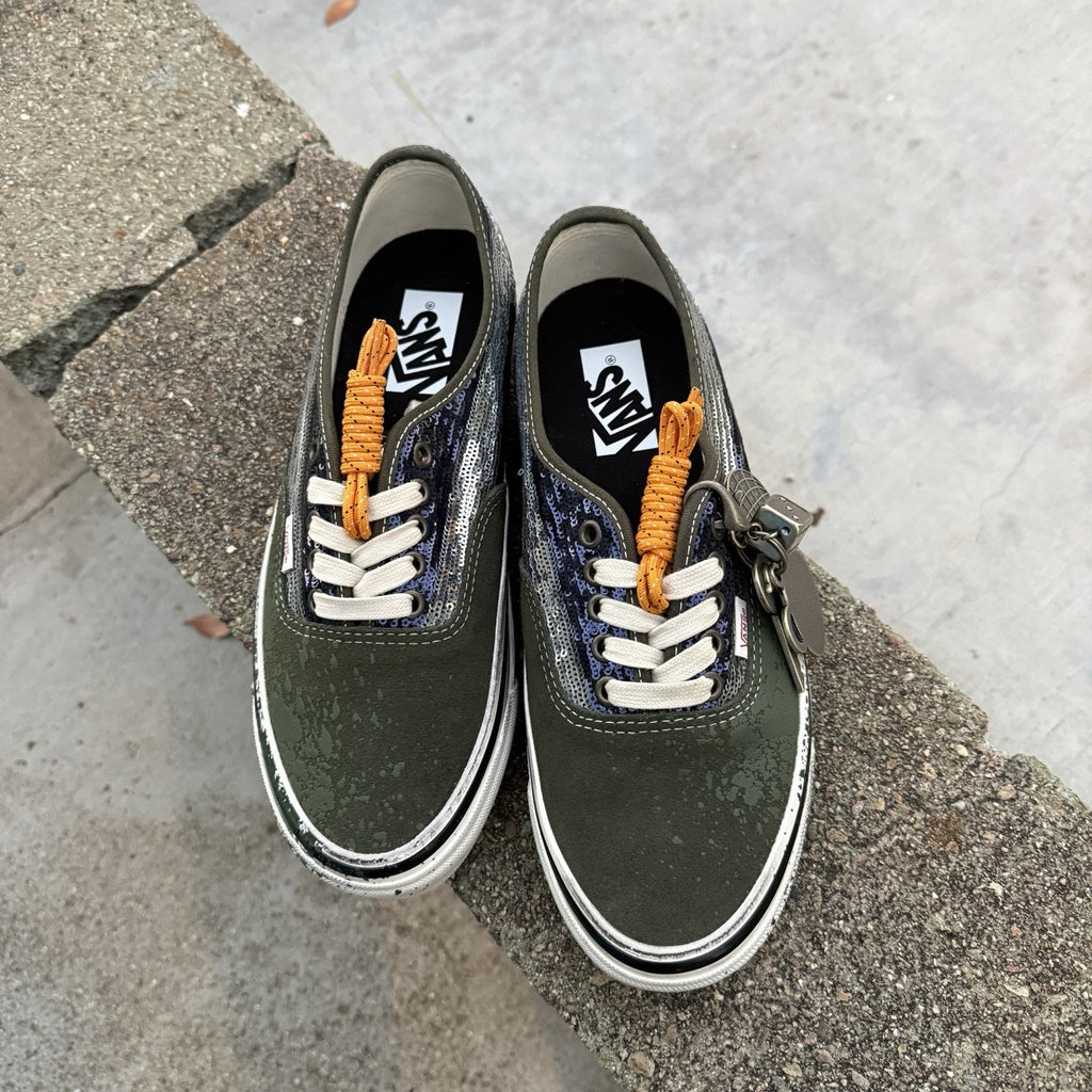 Size 8 - Vans Authentic Premium La Habana - Green Blue