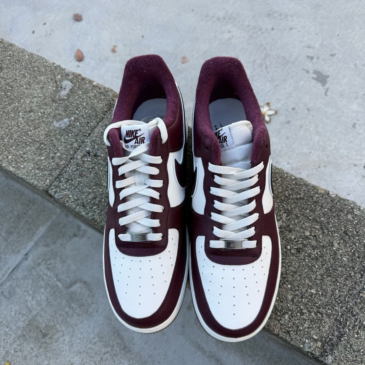 Size 13 - Nike Air Force 1 '07 LV8 College Pack - Night Maroon