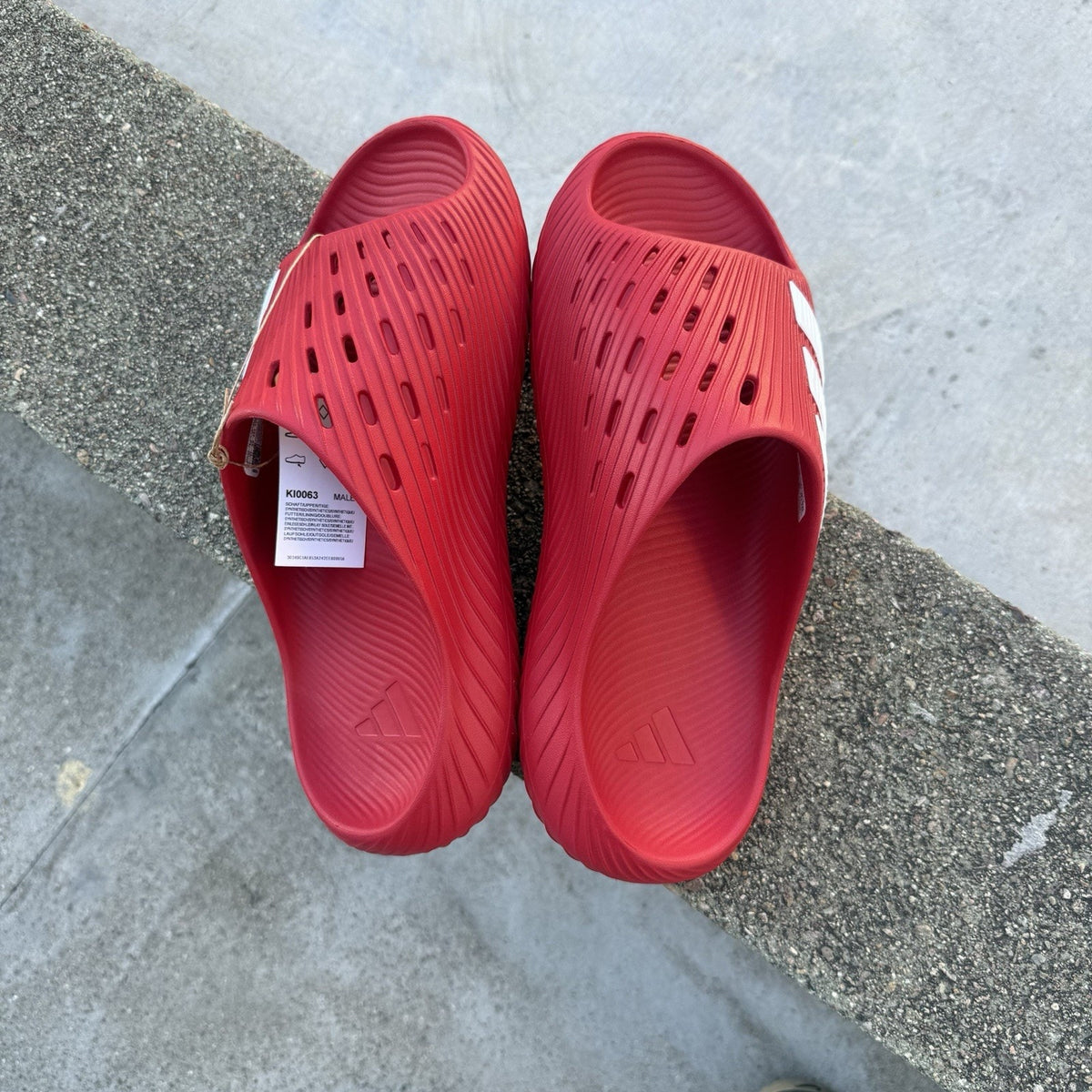 Size 11 - Adidas PureChill Slide Better Scarlet
